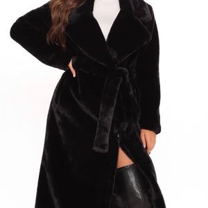 Faux Fur Coat